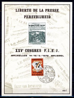 BE   1625  ---   Carte Obl. 1 Jour / Liberté De La Presse  -  Congrès F.I.E.J. - Documentos Conmemorativos