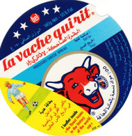 ETIQUETTE FROMAGE VACHE QUI RIT - EXPORT COUPE DU MONDE -  140G - NUM  358MZ - Fromage