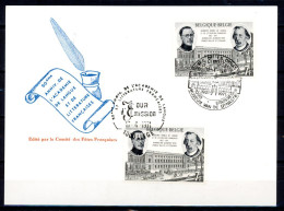 BE   1576  ---   Carte Comité Des Fêtes Françaises  /  Anniversaire Académie - Documenti Commemorativi