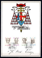 BE   1557 - 1560  ---  Feuillet Philantropie Et Personnalités  /  Avec Signature Monseigneur Cardijn - Commemorative Documents