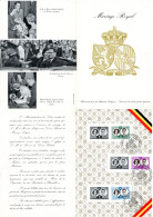 BE   1169 - 1171   ---   Mariage Royal - Post Office Leaflets