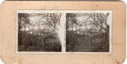 Photo Stéreoscopique , Gros Obusier De 220 - 1914-18