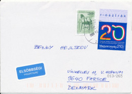 Hungary Cover Sent To Denmark 17-10-2009 - Brieven En Documenten