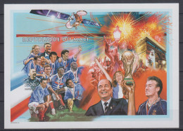 MALI 1998 FOOTBALL WORLD CUP IMPERFORATED S/SHEET - 1998 – Francia