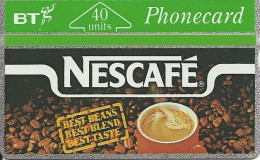 Great Britain: British Telecom - 144A Nescafé. Mint - BT Publicitaire Uitgaven