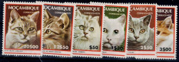 MOCAMBIQUE 1979 CATS MI No 681-8 MNH VF!! - Hauskatzen