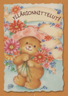 OSO Animales Vintage Tarjeta Postal CPSM #PBS187.ES - Bears