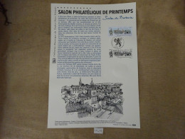 2024 DOCUMENT 1,29 EURO " SALON PHILATÉLIQUE DE PRINTEMPS SALON-DE-PROVENCE "  OBLITÉRATION 1ER JOUR 04.04.2024 - Documenten Van De Post