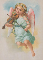 ENGEL WEIHNACHTSFERIEN Feiern & Feste Vintage Ansichtskarte Postkarte CPSM #PAH288.DE - Anges