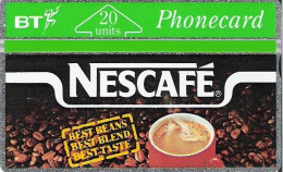 Great Britain: British Telecom - 124F Nescafé. Mint - BT Werbezwecke