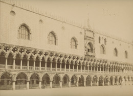 Photo Albuminée Du Palais Des Doges à Venise - Old (before 1900)