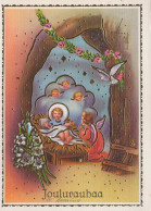 ANGE Noël Vintage Carte Postale CPSM #PBP576.FR - Engel