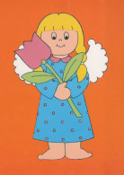 ANGELO Buon Anno Natale Vintage Cartolina CPSM #PAH289.IT - Engelen