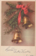 Neujahr Weihnachten BELL Vintage Ansichtskarte Postkarte CPSMPF #PKD694.DE - New Year