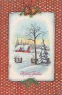 Neujahr Weihnachten Vintage Ansichtskarte Postkarte CPSMPF #PKD571.DE - New Year