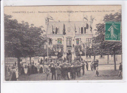 FONDETTES: Réception à L'hôtel De Ville Des Délégués Pour L'inauguration De La Gare - Très Bon état - Fondettes