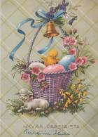 OSTERN HUHN EI Vintage Ansichtskarte Postkarte CPSM #PBP078.DE - Easter