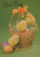 OSTERN HUHN EI Vintage Ansichtskarte Postkarte CPSM #PBO638.DE - Easter