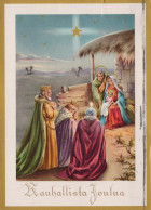 Vergine Maria Madonna Gesù Bambino Natale Religione Vintage Cartolina CPSM #PBB868.IT - Jungfräuliche Marie Und Madona