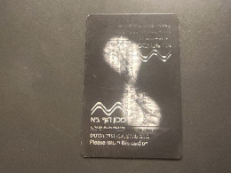 ISRAEL-GAI BEACH HOTAL-HOTAL KEY-(1034)-(Black And Silver Color-silver Back Side)-GOOD CARD - Hotel Keycards