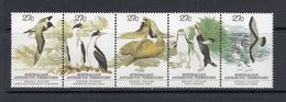 AUSTRALIA 1983 AUSTRALIAN ANTARCTIC TERRITORY AAT REGIONAL WILDLIFE NHM SG 55-59 BIRDS PENGIUN SEAL ALBATROSS SHAG PRIO - Pinguini