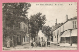 SAS0831  CPA  ALFORTVILLE (Seine)  Rue De Seine - Enfants Dans La Rue  ++++++ - Alfortville