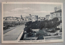 BF014 ALGHERO PARTICOLARE PASSEGGIATA E GIARDINI MIRAMARE SASSARI - 1943 - Autres & Non Classés