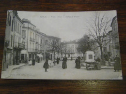 CPA - Nérac (47) - Petites Allées - Statue De Romas - Tabac - Animation - 1910 - SUP (HU 14) - Nerac