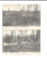 88 Senones Guerre Lot2CPA Neuves TBE Coin Du Village Orthomont+ Ruines - Senones