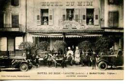 CPA.07.ARDECHE.LAMASTRE.HOTEL DU MIDI.J.BARATTERO. - Lamastre