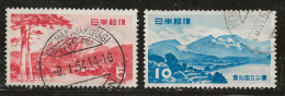 Japon 1953 N° Y&T : 547 Et 548  Obl. - Gebruikt