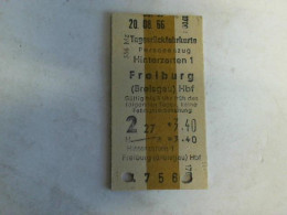 Tagesrückfahrkarte Personenzug Hinterzarten 1 - Freiburg (Breisgau) Hbf Von (Eisenbahn-Fahrkarte) - Unclassified