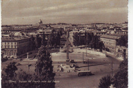 Roma - Piazza Del Popolo Vista Dal Pincio - Viaggiata - Plaatsen & Squares