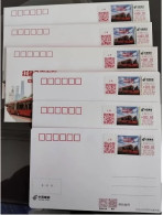 China Cover,Self Service Lottery Tickets For Shanghai Red Bus Special Train With A Medium Capacity Of 71,TS71，3cover+3pc - Buste