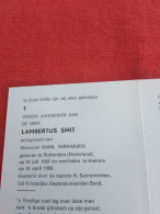 Doodsprentje Lambertus Smit / Rotterdam ( NL ) 15/7/1907 Hamme 18/4/1989 ( Anna Vernimmen ) - Religion & Esotericism