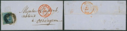 Médaillon - N°7 Au Filet Sur LSC Obl P9 çàd Audenarde (1856) > Oordegem - 1851-1857 Medaillons (6/8)