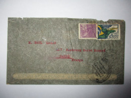 Enveloppe...Brésil Bahia...1935...correspondencia Aerea...Condor Zeppelin Lufthansa...Brasil-Europa... - Cartas & Documentos