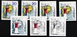 DDR 247 Postfrisch 6 Verschiedene Phasendrucke #NB506 - Otros & Sin Clasificación