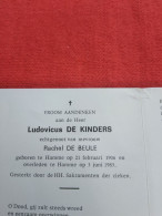 Doodsprentje Ludovicus De Kinders / Hamme 21/2/1906 - 3/6/1983 ( Rachel De Beule ) - Religion & Esotericism