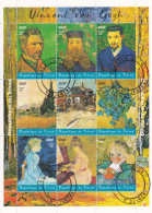 LI07 Chad 2001 Vincent Van Gogh Cinderella Used Mini Sheet - Vignetten (Erinnophilie)