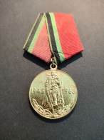 MEDAILLE RUSSE - 20 ANS DE SERVICE DANS LA GRANDE PATRIE - Rusland