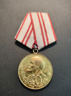 MEDAILLE RUSSE - 40 ANS DE FORCES ARMEES SOVIETIQUES - Rusland