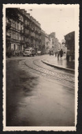 Jolie Photographie De Rue à Heidelberg, Bergheimer Strasse?? Tramway, Camion, Voitures, Passants, Allemagne 6,5x10,8cm - Lugares