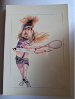 CP - Devo Caricature De André Agassi - Tennis