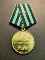 MEDAILLE RUSSE - CAPTURE DE KONIGSBERG - Rusland