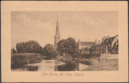 The Waits, St Ives, Huntingdonshire, 1918 - JG Hankin Postcard - Huntingdonshire