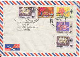 Malaysia Air Mail Cover Sent To Germany DDR 13-11-1984 Topic Stamps - Malaysia (1964-...)