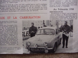 PUBLICITÉ 1959 QUI PENSE CARBURATION PENSE SOLEX - VELOSOLEX - 1950 - ...