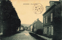 FRANCE - Brionne - Rue St Denis - Vue Sur Une Rue - Vue Générale - Carte Postale Ancienne - Bernay