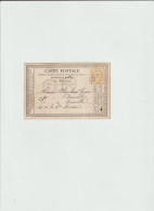 EMISSION De BORDEAUX, Carte Postale à 15c Oblitéré GC Adressée à Ms. BLANCHARD Quincailler à JOINVILLE (52) - 1870 Emission De Bordeaux